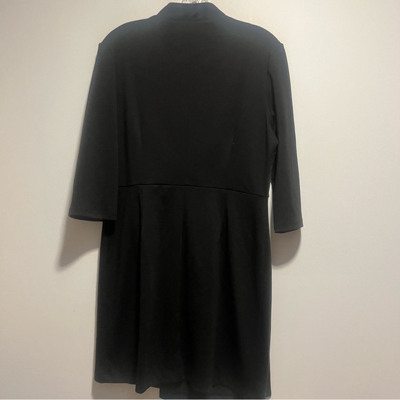 ASOS Fit and Flare V Neck Collared Mini Dress - Picture 14 of 14